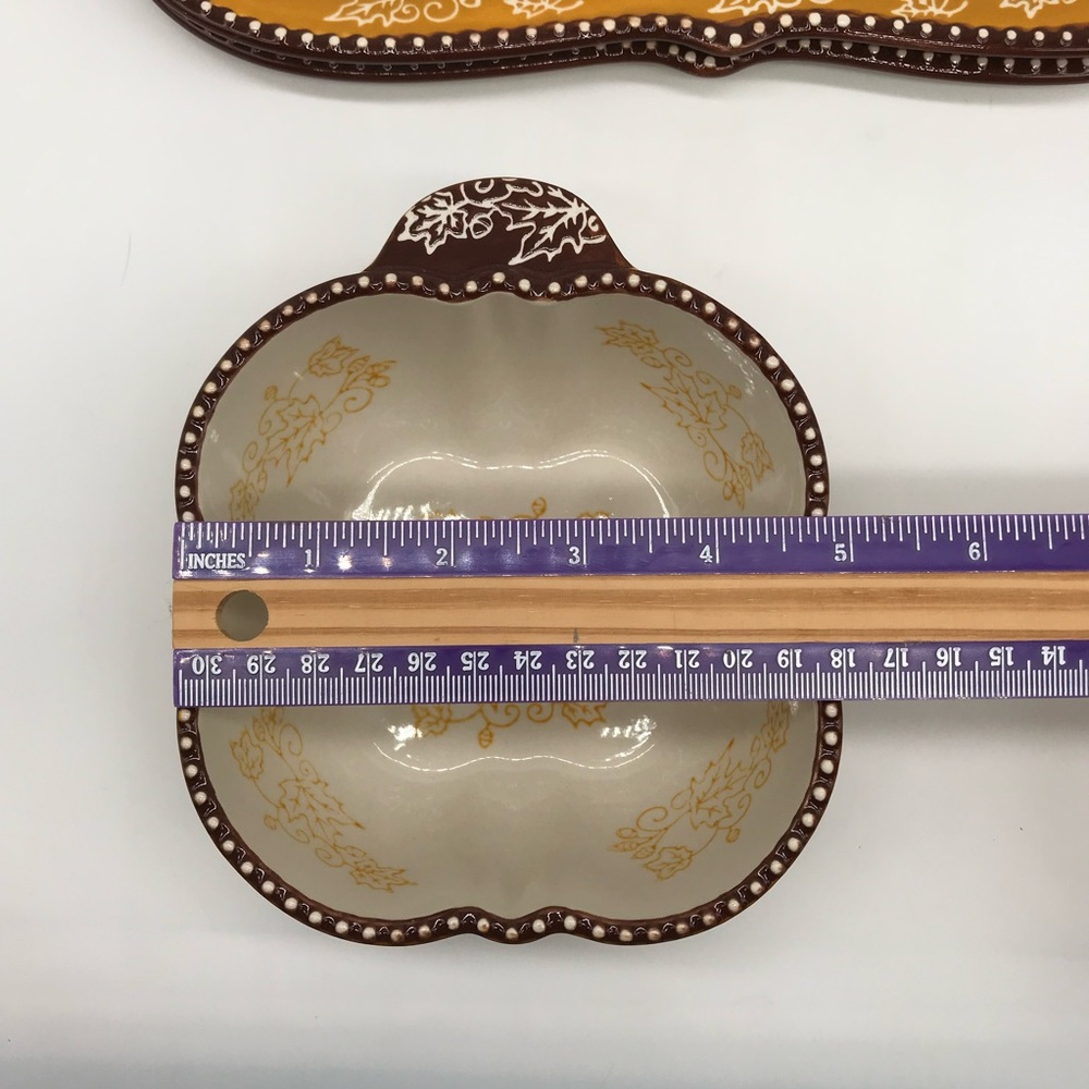 Temp-tations Floral Lace Fall soup bowl and plate. Set of 2 - Picture 8 of 12